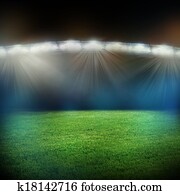 stadium in lights and flashes stadium in lights and flashes