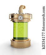Steampunk laboratory bottle Steampunk laboratory bottle