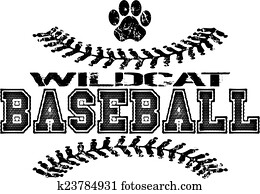 wildcat, baseball, design wildcat, baseball, design