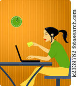 Woman with credit card Woman with credit card