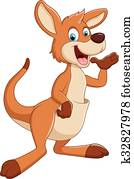 ציור היתולי, קנגורו, להציג