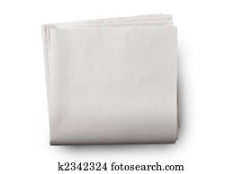 Blank newspaper Blank newspaper