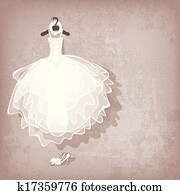 heiraten kleid, auf, grungy, hintergrund heiraten kleid, auf, grungy, hintergrund