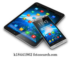 Tablet computer and smartphone Tablet computer and smartphone