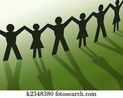 Teamwork people silhouette illustration, community Teamwork people silhouette illustration, community
