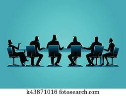 Business people having a meeting