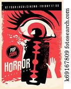 Horror movie poster design Horror movie poster design