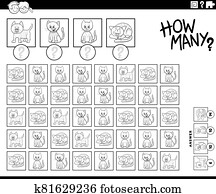 how many kitten characters counting game how many kitten characters counting game