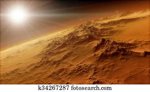 Image of beautiful Space with planets 