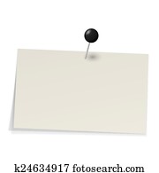 memo with needle memo with needle