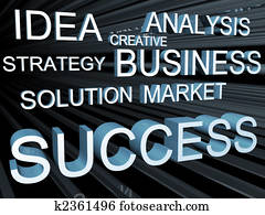 Business objective concept Business objective concept