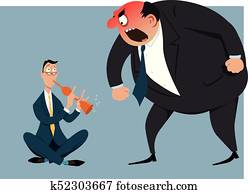 Dealing with aggressive boss Dealing with aggressive boss