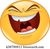 Evil laugh emoticon Evil laugh emoticon