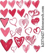 Heart texture icon