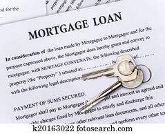 Mortgage loan application form 
