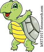 tartaruga, caricatura