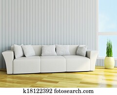 White sofa White sofa