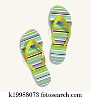 Beach slippers