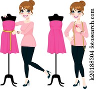 fashion designer, žena