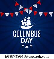 Illustration of Columbus Day