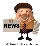 Newspaper boy Newspaper boy
