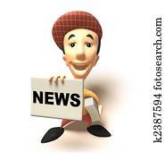 Newspaper boy Newspaper boy