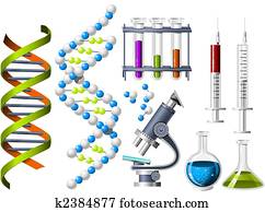Science and Genetics icons Science and Genetics icons