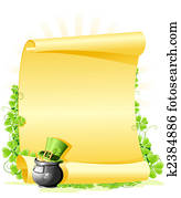 St. Patricks Day blank Letter St. Patricks Day blank Letter