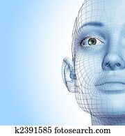 3D woman 3D woman