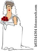 Heavy set bride in a white dress Heavy set bride in a white dress