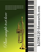 Piano with trumpet Piano with trumpet