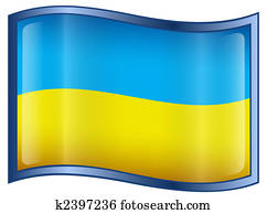 Ukraine Flag Icon Ukraine Flag Icon