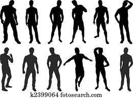 גברים, צלליות