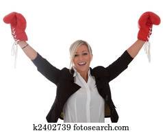 I businesswoman has won the fight