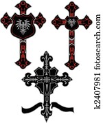 religião, crucifixos