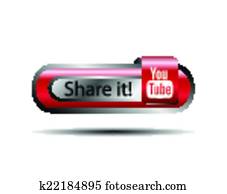 Share it youtube online button Share it youtube online button