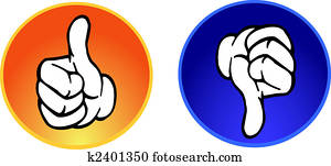 Thumbs up & down buttons Thumbs up & down buttons