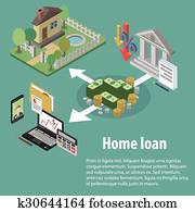 Bank Credit Isometric