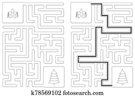 Easy little star maze Easy little star maze
