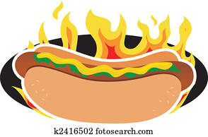 Flaming Hot Dog Flaming Hot Dog