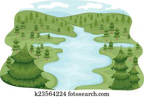 fluss becken fluss becken