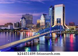 jacksonville, flórida, skyline