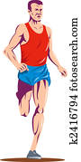 Marathon runner Marathon runner