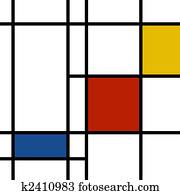 mondrian, inspiration mondrian, inspiration