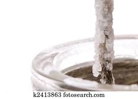 salt. mineral. crystal