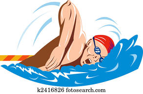 Swimming freestyle Swimming freestyle