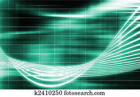 青, ビジネス, データ, チャート