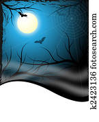 creepy flyer / background creepy flyer / background
