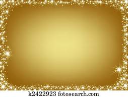 Golden Christmas Frame Golden Christmas Frame
