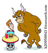 Bull Mad About Burger Bull Mad About Burger